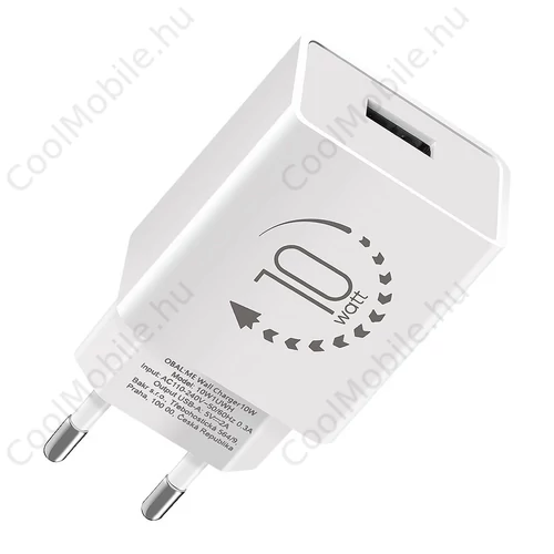 OBAL:ME fali töltő USB-A 10W fehér