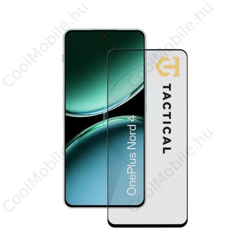 Tactical Glass Shield 5D OnePlus Nord 4 5G készülékhez fekete