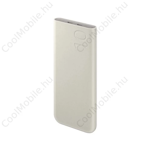 EB-P3400XUE Samsung FastCharge powerbank 2x USB-C 25W 10000mAh bézs