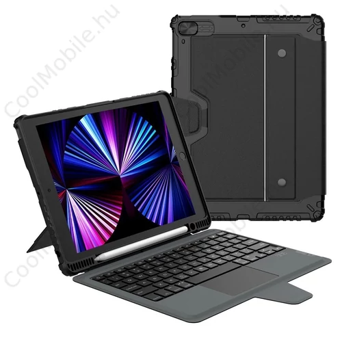Nillkin Bumper Combo billentyűzetes tok iPad 10.2 2019/2020/2021 készülékhez fekete