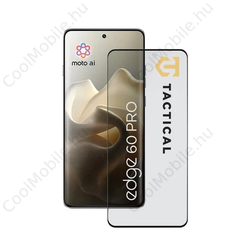 Tactical Glass Shield 5D Motorola Edge 60 Pro készülékhez fekete