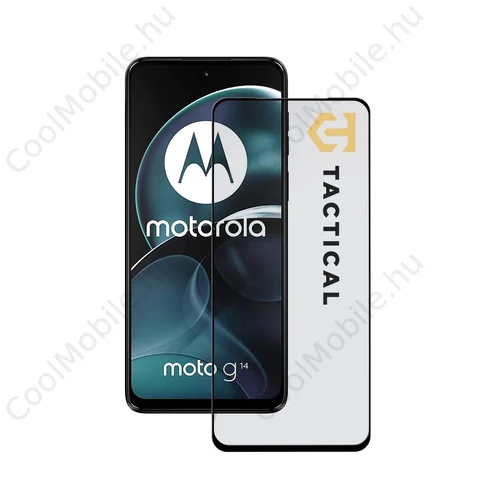 Tactical Glass Shield 5D a Motorola G14 készülékhez fekete