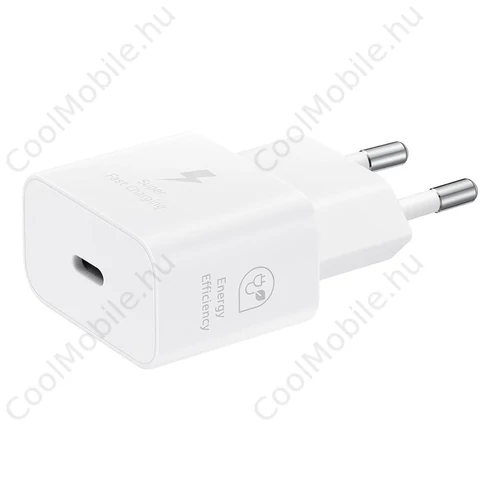 EP-T2510EWE Samsung USB-C 25W utazó töltő fehér - csomagolás nélküli gyártói