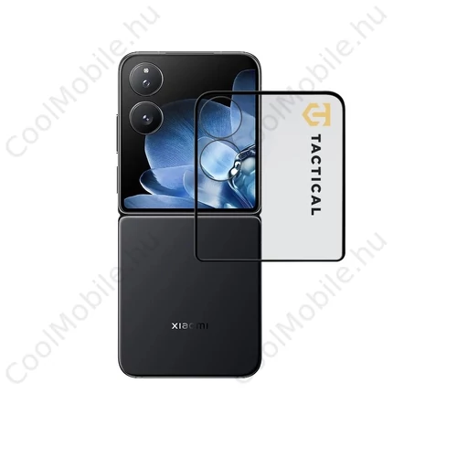 Tactical Glass Shield 5D Xiaomi Mix Flip készülékhez fekete