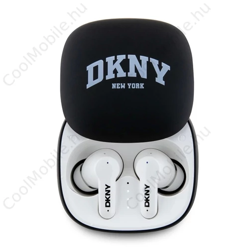 DKNY 3D Rubber Matte Finish TWS vezeték nélküli fülhallgató fekete