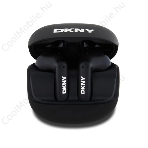 DKNY Satiny Finish TWS vezeték nélküli fülhallgatók fekete