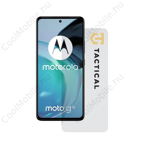 Tactical Glass Shield 2.5D Motorola G72 készülékhez átlátszó