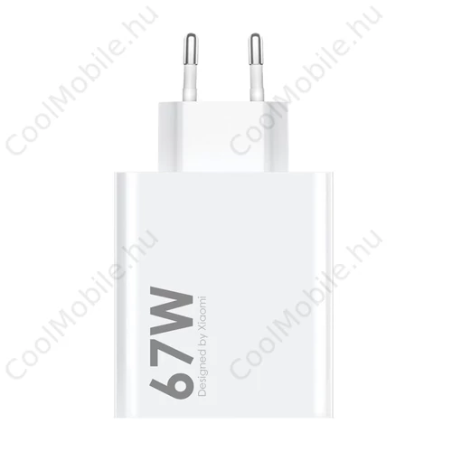 Xiaomi MDY-14-EW USB-A 67W utazó töltő fehér - csomagolás nélküli gyári