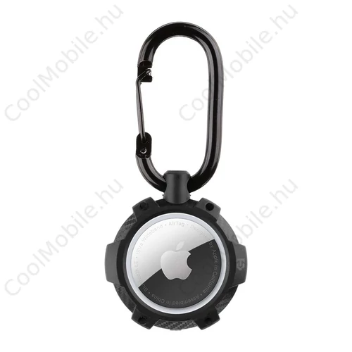 Tactical Airtag Beam Rugged 2.0 AirTag készülékhez tok, fekete