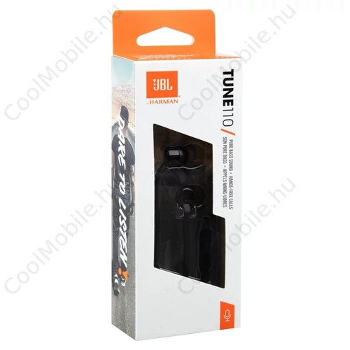 JBL T110 In-Ear fülhallgató 3,5mm fekete