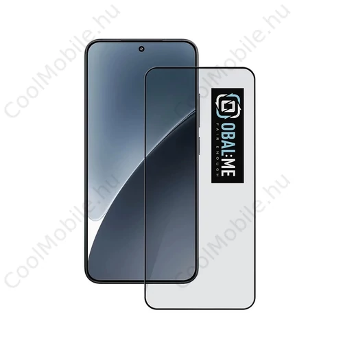 OBAL:ME 5D kijelzővédő Xiaomi 15 készülékhez fekete