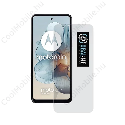 OBAL:ME 2.5D üveg kijelzővédő Motorola G24 Power/G04/G04s/E14 készülékhez átlátszó