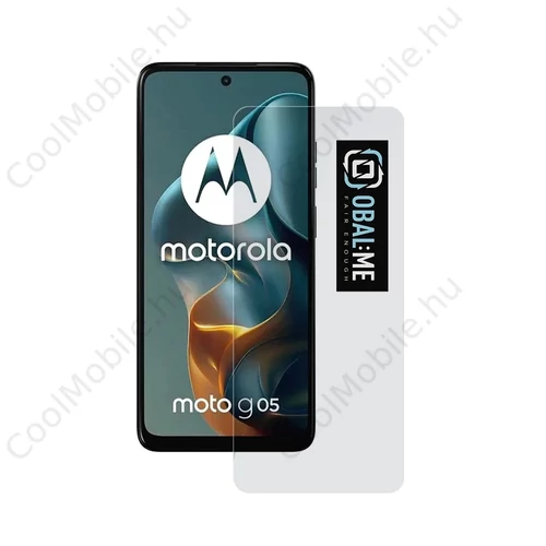 OBAL:ME 2.5D üveg kijelzővédő Motorola G05/E15 készülékhez átlátszó