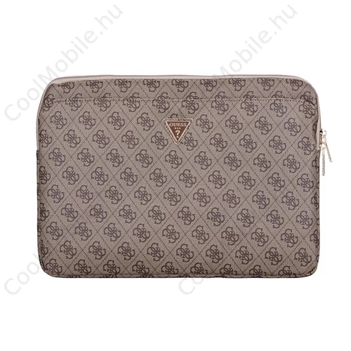 Guess PU 4G Triangle Logo tok Notebook 14" készülékhez barna