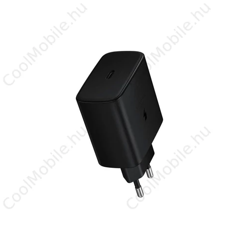 EP-TA845EBE Samsung Quickcharge USB-C 45W utazó töltő fekete - csomagolás nélküli gyártói