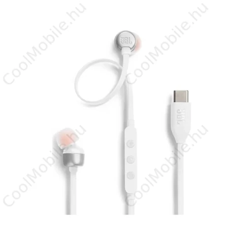 JBL Tune 310C In-Ear USB-C fülhallgató fehér