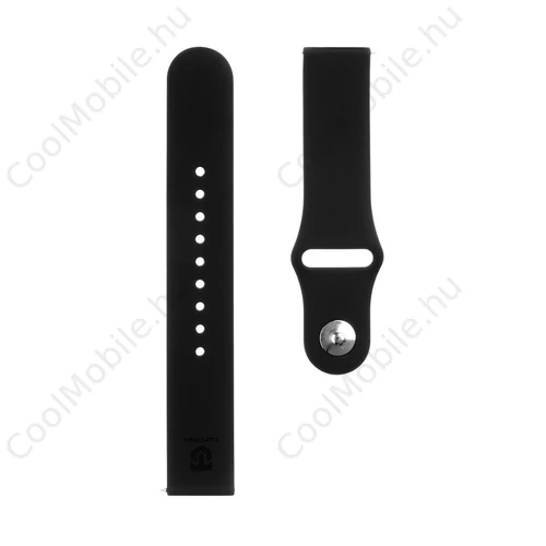 Tactical 432 szilikon szíj 20mm fekete