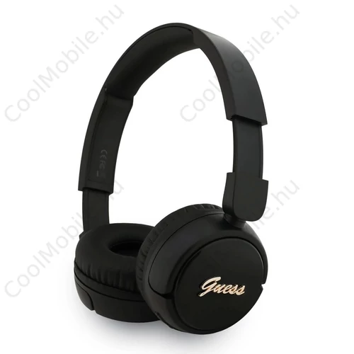 Guess Script Metal Logo vezeték nélküli fejhallgató fekete
