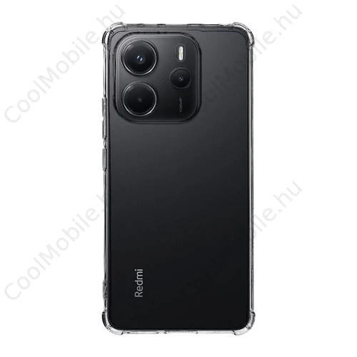 Tactical TPU Plyo tok Xiaomi Redmi Note 14 4G készülékhez átlátszó