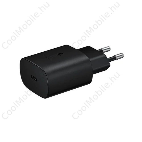 EP-TA800EBE Samsung USB-C 25W utazótöltő fekete - csomagolás nélküli gyártói