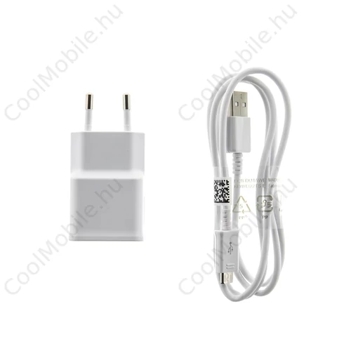 EP-TA50EWE + ECB-DU4AWE Samsung 8W utazó töltő + microUSB adatkábel fehér