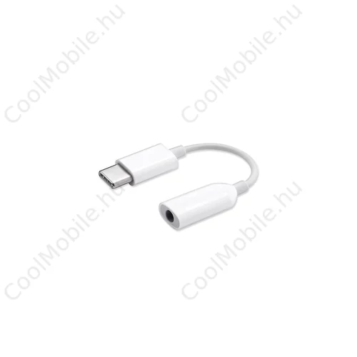 Xiaomi Original USB-C/3,5mm Adapter fehér - csomagolás nélküli gyári
