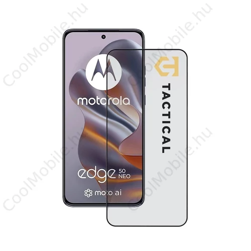 Tactical Glass Shield 5D Motorola Edge 50 Neo készülékhez fekete
