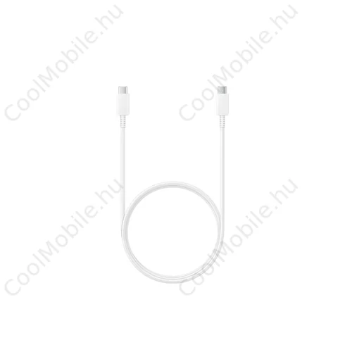 EP-DW767JWE Samsung USB-C/USB-C adatkábel 3A 1.8m fehér - csomagolás nélküli gyártói