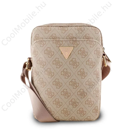 Guess PU 4G Triangle Logo táska 8" rózsaszín