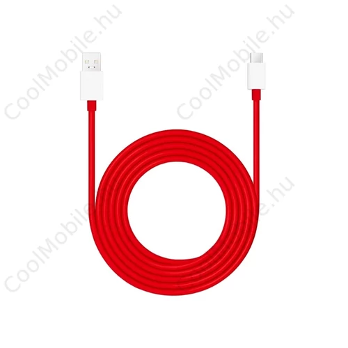 OnePlus SUPERVOOC Charge USB-A/USB-C adatkábel 10A 1,5m piros