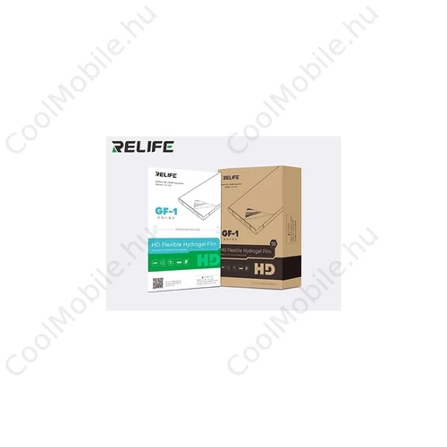 RELIFE GF-1 HD Hydrogel kijelzővédő okostelefonokhoz, 50 db