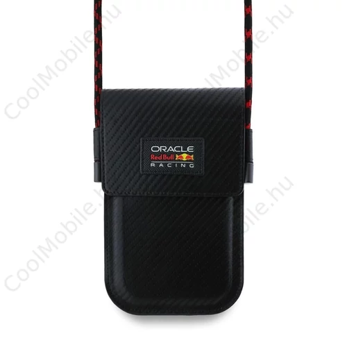 Red Bull PU Carbon telefon táska fekete