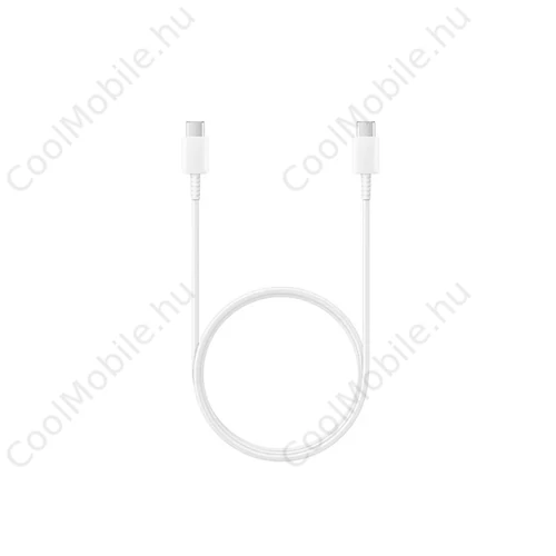 EP-DA905BWE Samsung USB-C/USB-C adatkábel 3A 1m fehér - csomagolás nélküli gyári