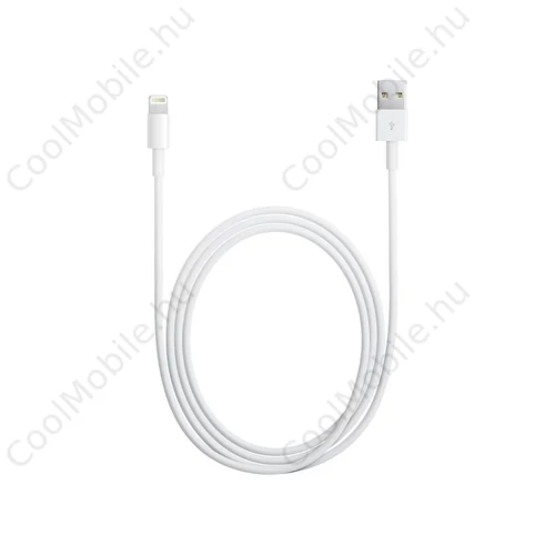 MD819 iPhone 5 készülékhez Lightning adatkábel 2m fehér - csomagolás nélküli gyártói