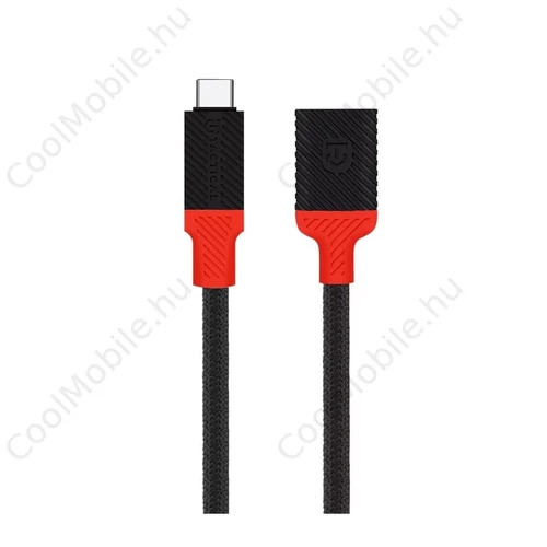 Tactical Pin4Fun USB-C/Lightning adapter 0.1m fekete/piros
