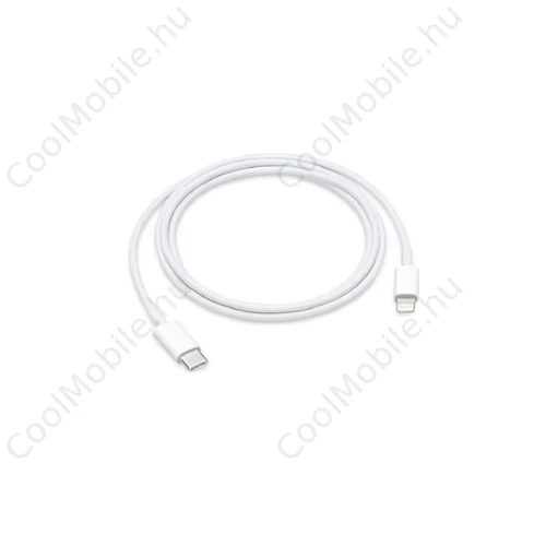 MX0K2ZM/A iPhone készülékhez USB-C/Lightning adatkábel 1m fehér - csomagolás nélküli gyári