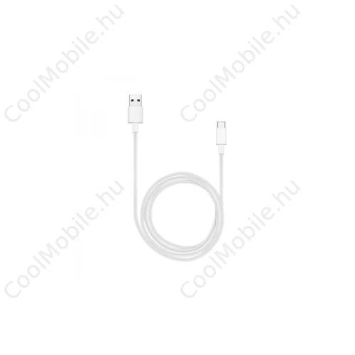 Huawei HL1289 Original USB-C adatkábel 5A 1m fehér - csomagolás nélküli gyári