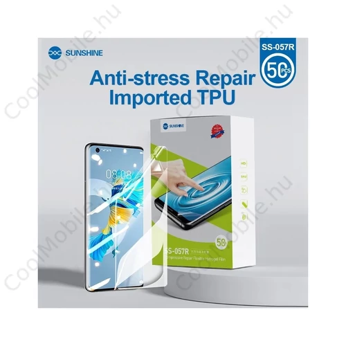 SUNSHINE SS-057R Hydrogel kijelzővédő okostelefonokhoz – 50 db