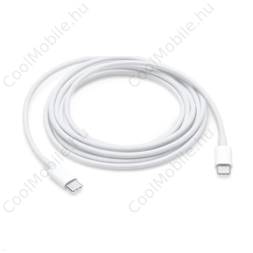 MLL82ZM/A iPhone készülékhez USB-C/USB-C adatkábel 2m fehér - csomagolás nélküli gyári