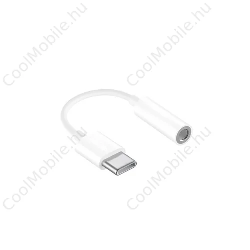 Huawei CM20 adapter USB-C/3,5mm fehér - csomagolás nélküli gyári