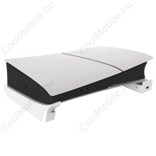 iPega P5S008 vízszintes állvány USB HUB-val PS5 Slim/PS5 Pro készülékhez fehér