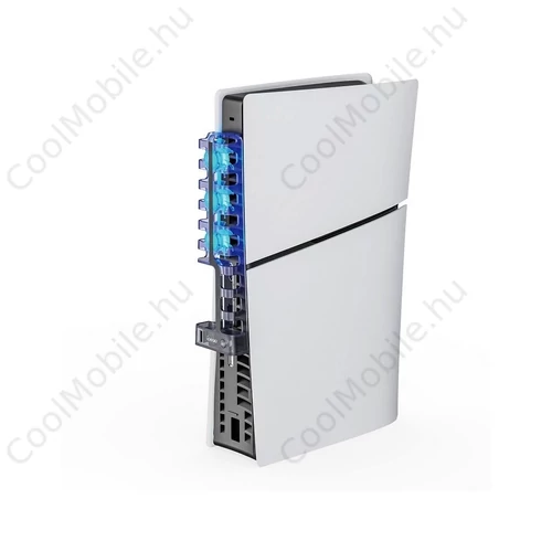 iPega P5S005 Coolin Fan RGB-vel PS5 Slim készülékhez áttetsző