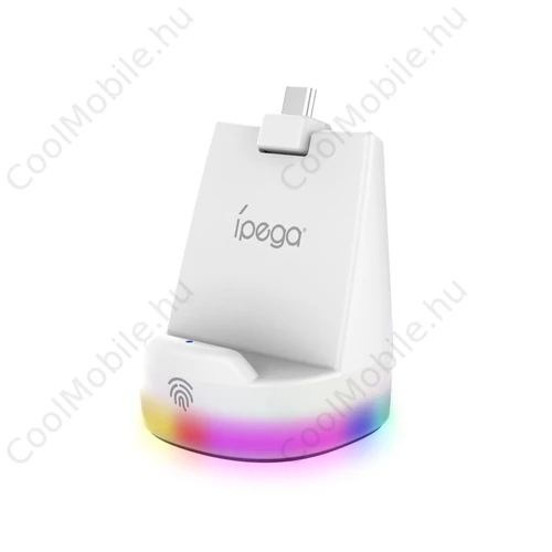 iPega P5P25 Mini mágneses töltőállvány Playstation Portal Remote Player készülékhez fehér