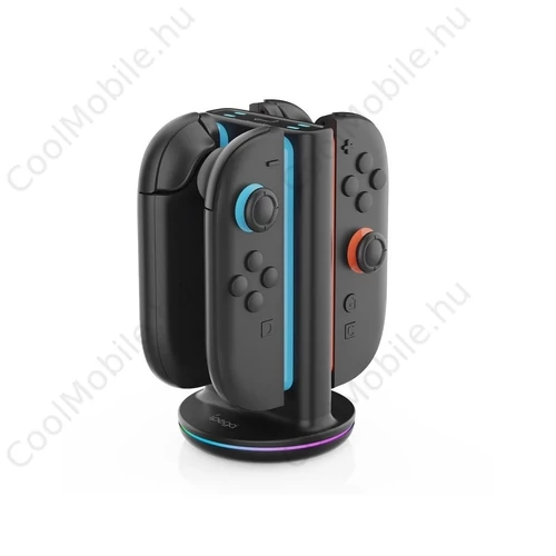 iPega SW2051 Töltőállomás with RGB, JoyCon kontroller és Nintendo Switch 2 készülékhez, fekete