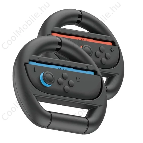 iPega SW2054 Verseny kormány JoyCon vezérlőkhöz, Nintendo Switch 2 készülékhez – fekete