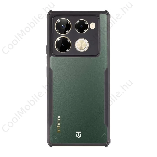 Tactical Quantum Stealth tok Infinix Note 40 Pro 4G készülékhez átlátszó/fekete