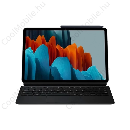 EF-DT870BBE Samsung Book French Keyboard tok Samsung Galaxy Tab S7/S8 készülékhez fekete