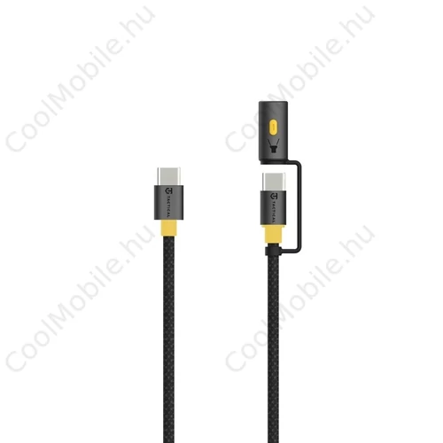 Tactical Stinger kábel USB-C/USB-C 1,5m fekete (hibás csomagolás)