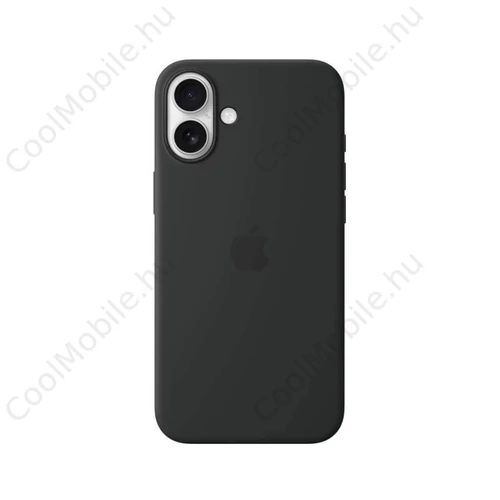 MYY93ZM/A Apple silikon tok Magsafe iPhone 16 Plus készülékhez fekete