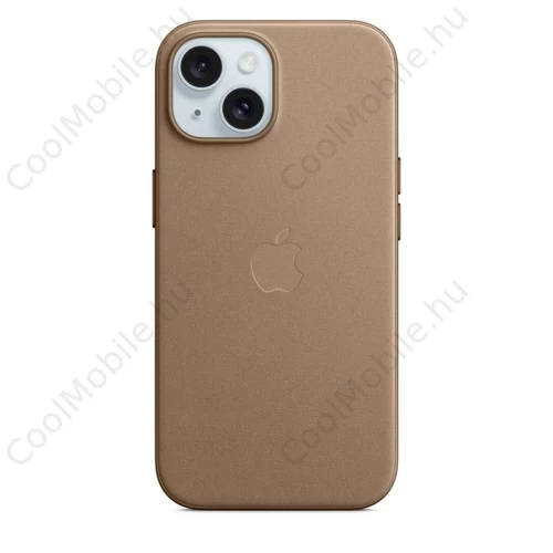 MT3C3ZM/A Apple FineWoven tok MagSafe-vel iPhone 15 készülékhez taupe